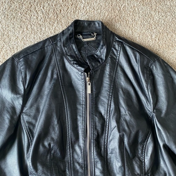 Jou Jou Faux Leather Jacket - Picture 2 of 16